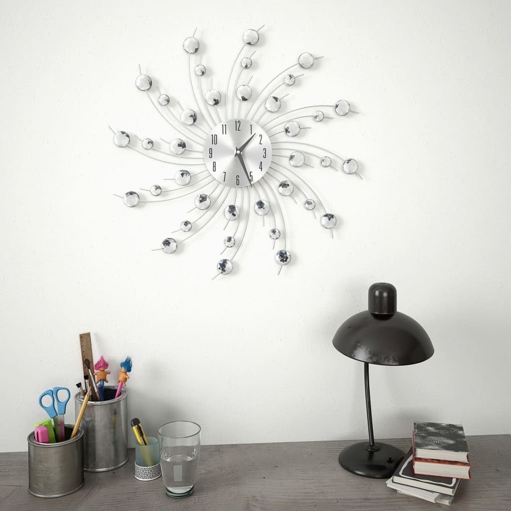 8718475589945_g_en_hd_1 vidaXL Wall Clock with Quartz Movement Modern Design 50 cm - Image 2