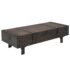 vidaXL Coffee Table Plywood Vintage Style 120x55x35 cm