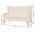 vidaXL Sofa Set 2 Pieces Fabric Cream White - Image 11