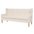 vidaXL Sofa Set 2 Pieces Fabric Cream White - Image 2
