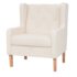vidaXL Sofa Set 2 Pieces Fabric Cream White - Image 5