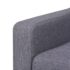 vidaXL Sofa Set 3 Pieces Fabric Grey - Image 12