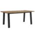vidaXL Dining Table Solid Acacia Wood 170x90x75 cm - Image 2