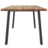 vidaXL Dining Table Solid Acacia Wood 170x90x75 cm - Image 4