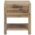vidaXL Nightstand with Drawer 40x30x48 cm Solid Acacia Wood - Image 3
