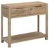 vidaXL Console Table 82x33x73 cm Solid Acacia Wood