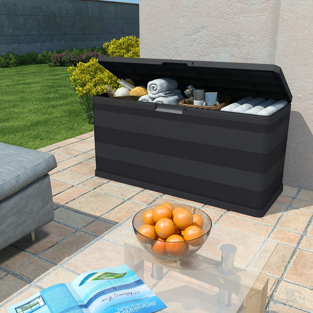 8718475590460_g_en_hd_1 vidaXL Garden Storage Box Black 117x45x56 cm - Image 2