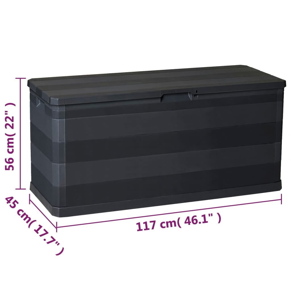8718475590460_g_en_hd_7 vidaXL Garden Storage Box Black 117x45x56 cm - Image 8
