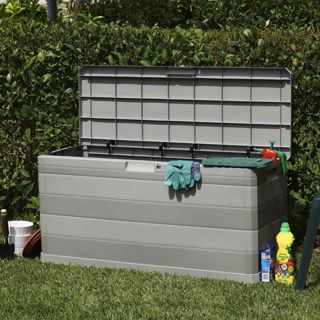 8718475590477_g_en_hd_2 vidaXL Garden Storage Box Grey 117x45x56 cm - Image 3