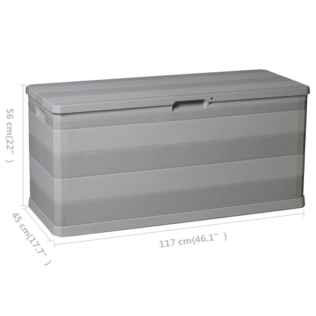 8718475590477_g_en_hd_7 vidaXL Garden Storage Box Grey 117x45x56 cm - Image 8