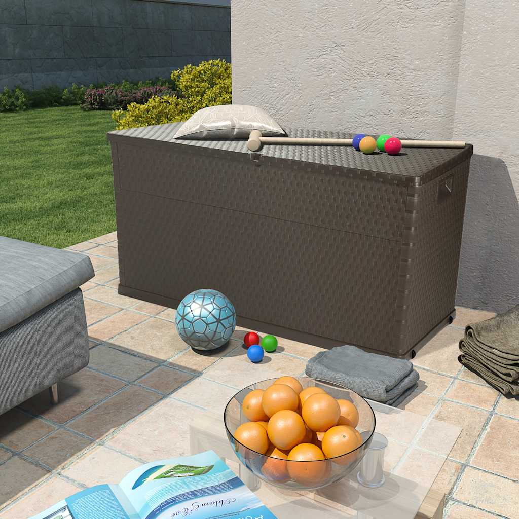 8718475590484_g_en_hd_1 vidaXL Garden Storage Box Brown 120x56x63 cm PP Rattan - Image 2
