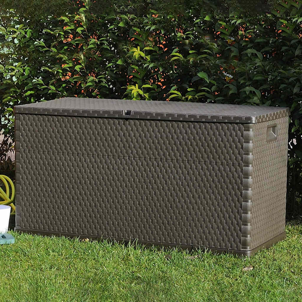 8718475590484_g_en_hd_3 vidaXL Garden Storage Box Brown 120x56x63 cm PP Rattan - Image 4