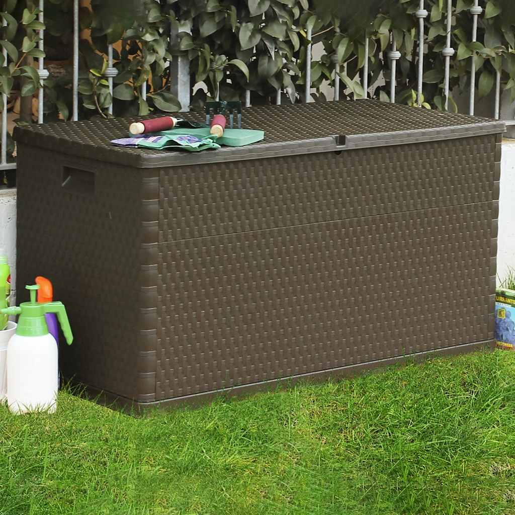 8718475590484_g_en_hd_6 vidaXL Garden Storage Box Brown 120x56x63 cm PP Rattan - Image 7