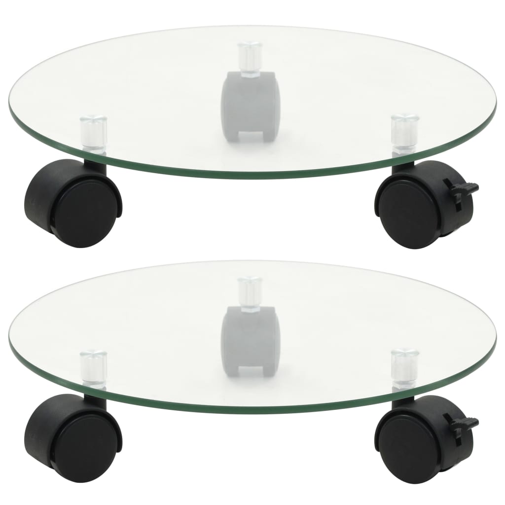 8718475590514_a_en_hd_1 vidaXL Plant Rollers 2 pcs Tempered Glass 28 cm Round - Image 1