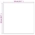 vidaXL Wall Mirror 50x50 cm Square Glass - Image 7