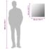 vidaXL Wall Mirror 50x50 cm Square Glass - Image 8