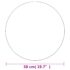vidaXL Wall Mirror 50 cm Round Glass - Image 7
