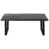 vidaXL Coffee Table Solid Mindi Wood 102x56x41 cm Grey - Image 2