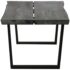vidaXL Coffee Table Solid Mindi Wood 102x56x41 cm Grey - Image 3