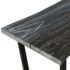 vidaXL Coffee Table Solid Mindi Wood 102x56x41 cm Grey - Image 4