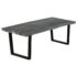 vidaXL Coffee Table Solid Mindi Wood 102x56x41 cm Grey - Image 9