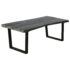 vidaXL Coffee Table Solid Mindi Wood 102x56x41 cm Grey - Image 10