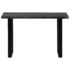 vidaXL Console Table Solid Mindi Wood 110x35x75 cm Grey - Image 2