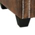 vidaXL L-shaped Chesterfield Sofa Artificial Suede Leather Brown - Image 6