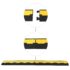 vidaXL Cable Protector Ramp 2 Channels Rubber 101.5 cm - Image 3