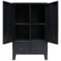 vidaXL Wardrobe Metal Industrial Style 67x35x107 cm Black - Image 5