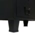 vidaXL Wardrobe Metal Industrial Style 67x35x107 cm Black - Image 6