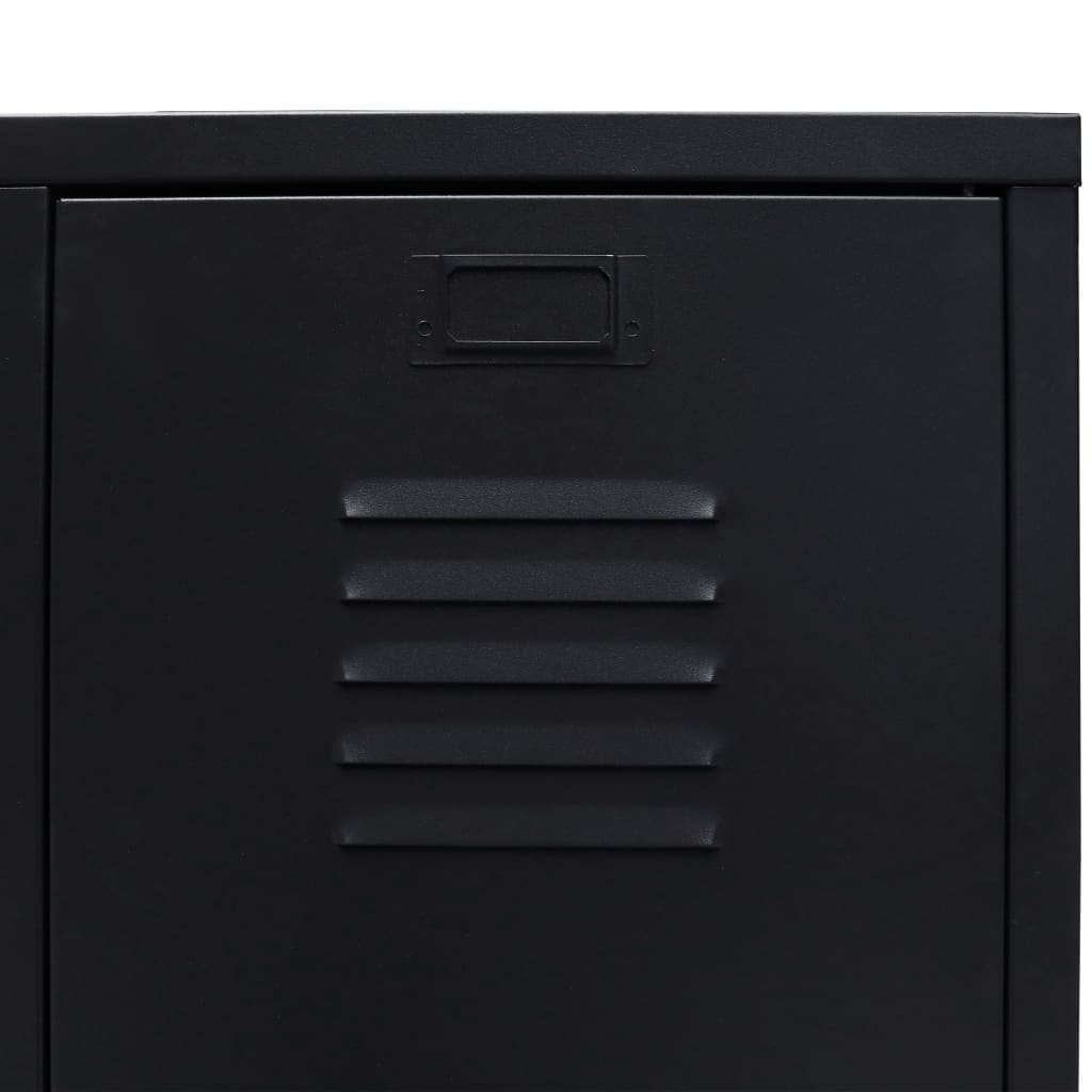 8718475593911_g_en_hd_5 vidaXL Wardrobe Metal Industrial Style 67x35x107 cm Black - Image 7