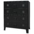 vidaXL Chest of Drawers Metal Industrial Style 78x40x93 cm Black - Image 2