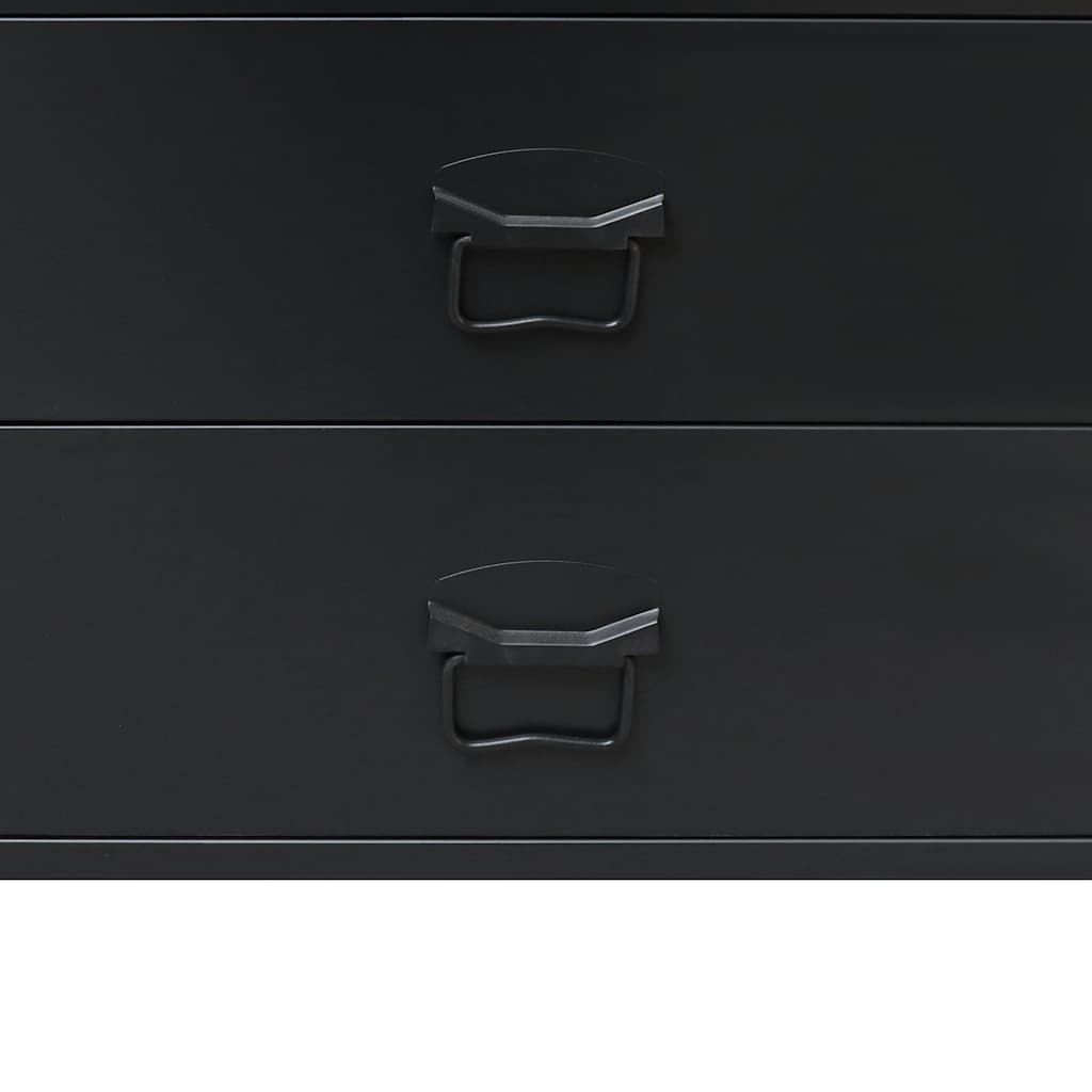 8718475593942_g_en_hd_6 vidaXL Chest of Drawers Metal Industrial Style 78x40x93 cm Black - Image 9