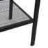 vidaXL Ladder Bookcase 4 Tiers Metal Black - Image 6