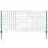 vidaXL Euro Fence Steel 20x0.8 m Green - Image 2