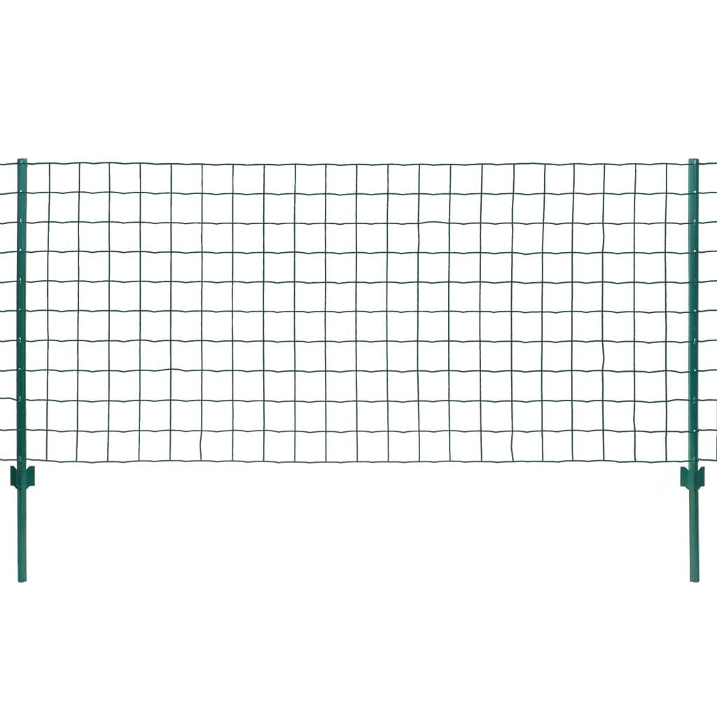8718475594239_a_en_hd_1 vidaXL Euro Fence Steel 20x0.8 m Green - Image 2