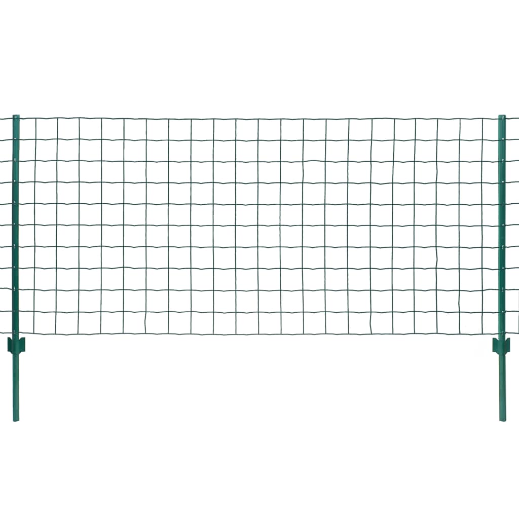 8718475594277_a_en_hd_1 vidaXL Euro Fence Steel 20x0.8 m Green - Image 2