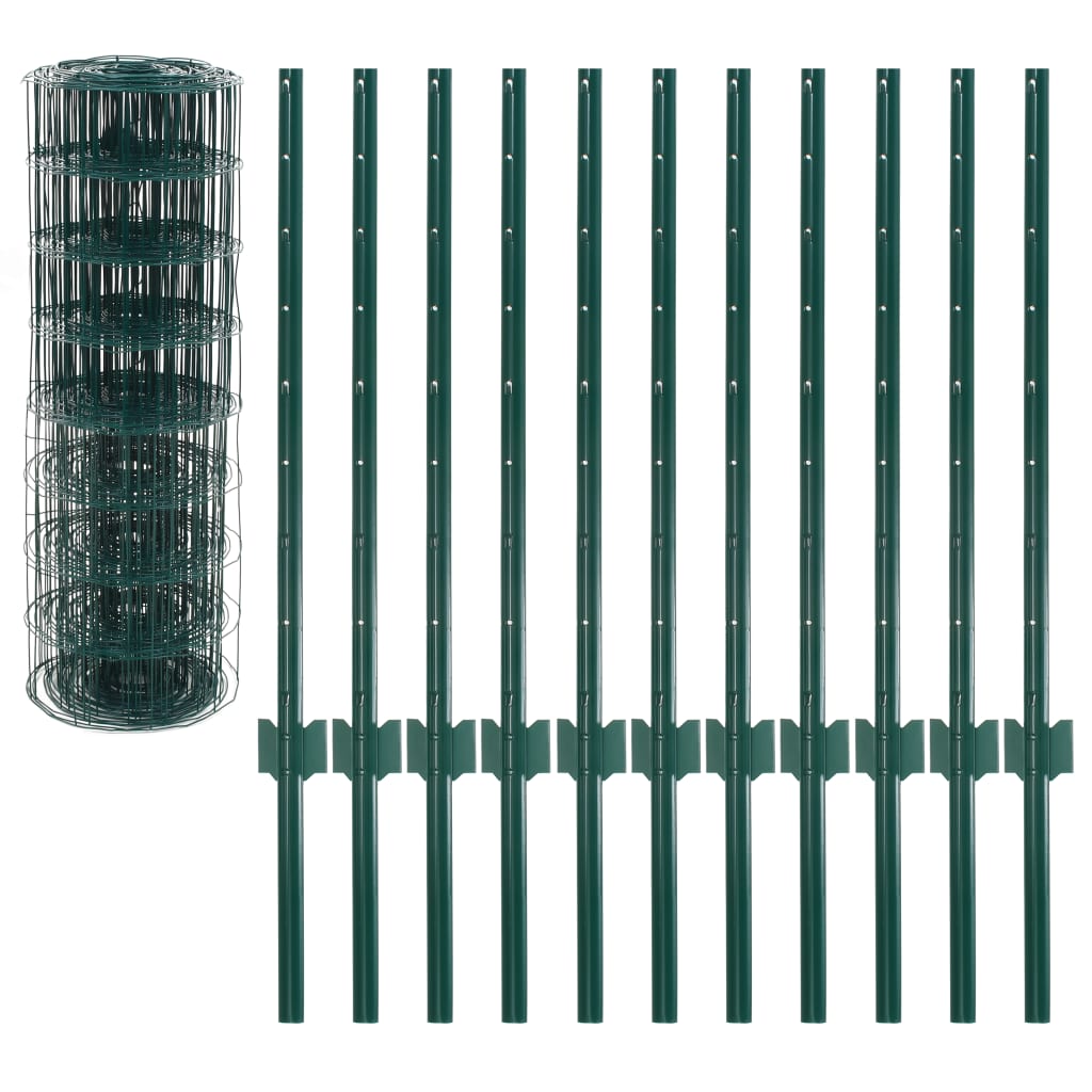 8718475594277_g_en_hd_1 vidaXL Euro Fence Steel 20x0.8 m Green - Image 3