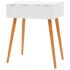 vidaXL Dressing Table with Mirror MDF 60x40x75 cm - Image 4