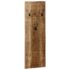 vidaXL Wall-mounted Coat Racks 2 pcs Solid Mango Wood 36x110x3 cm - Image 11