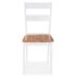 vidaXL Dining Chairs 6 pcs White Solid Rubber Wood - Image 3