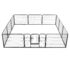 vidaXL Dog Playpen 12 Panels Steel 80x60 cm Black - Image 5