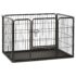 vidaXL Puppy Playpen Steel 91.5x59x61cm