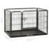 vidaXL Puppy Playpen Steel 91.5x59x61cm - Image 8