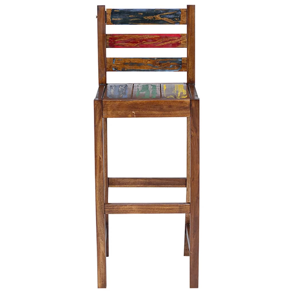 8718475596585_g_en_hd_1 vidaXL Bar Stools 2 pcs Solid Reclaimed Wood - Image 2