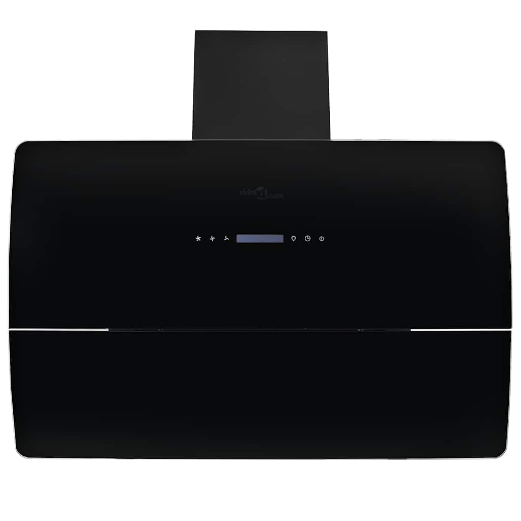 8718475597810_g_en_hd_1 vidaXL Wall Mounted Range Hood Stainless Steel 756 m³/h 90 cm Black - Image 2