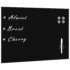 vidaXL Wall Mounted Magnetic Blackboard Glass 80x60 cm