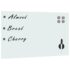 vidaXL Wall Mounted Magnetic Whiteboard Glass 60x40 cm