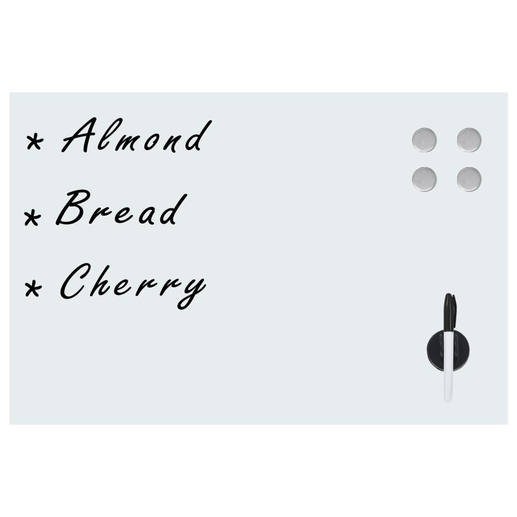 8718475598169_g_en_hd_1 vidaXL Wall Mounted Magnetic Whiteboard Glass 60x40 cm - Image 2
